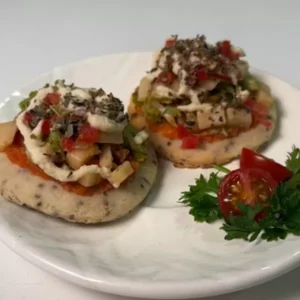 Mini Pizza Veg. de Brócolis e Palmito